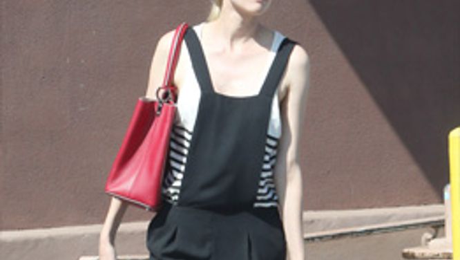 Weekend style: Overalls and stripes