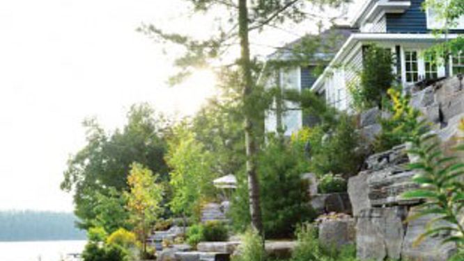 A peek inside a stunning Muskoka, Ontario cottage