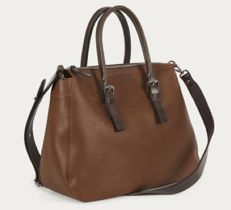M0851 Brown Duffle Overnight Bag