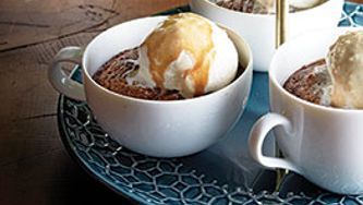 Cappuccino pudding cakes