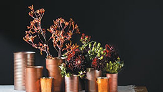 A colourful (and easy!) Thanksgiving centrepiece idea