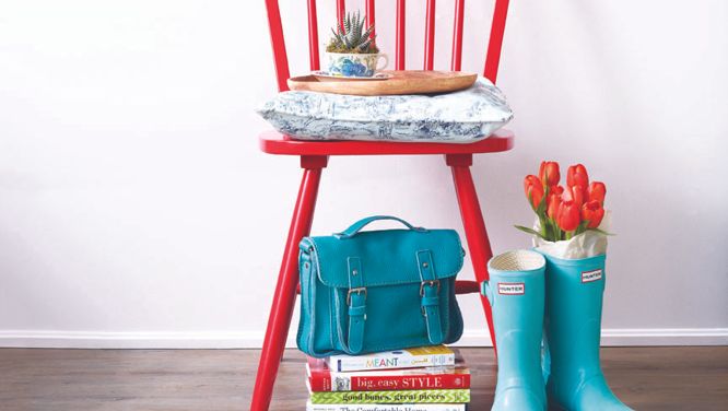 Four ways colourful, painted chairs make a room pop