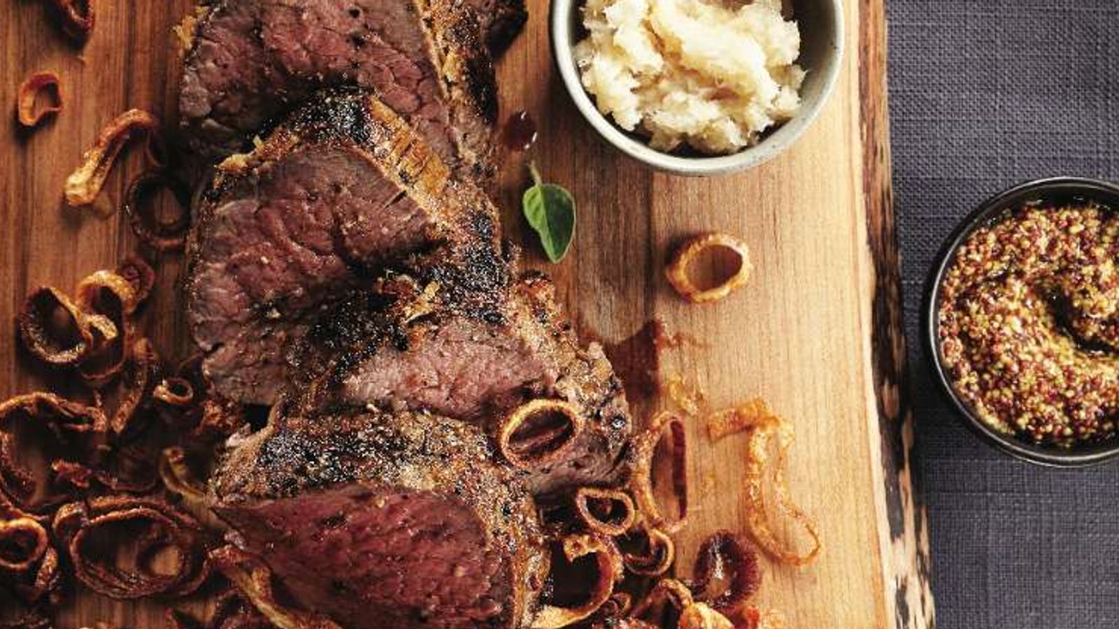 Peppery beef tenderloin with crispy shallots - Chatelaine