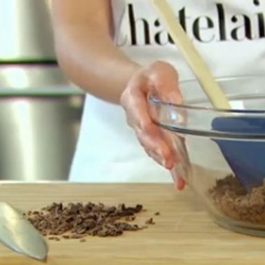 How to melt chocolate using a double-boiler