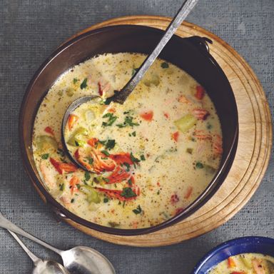 Hearty fish-chowder menu