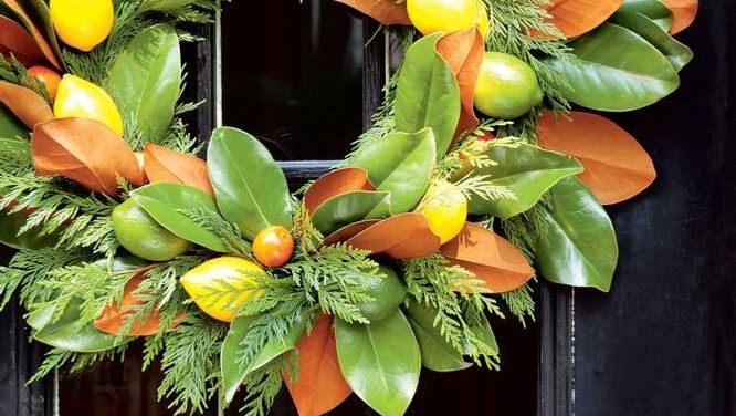 Make a mood-boosting citrus wreath for the holidays