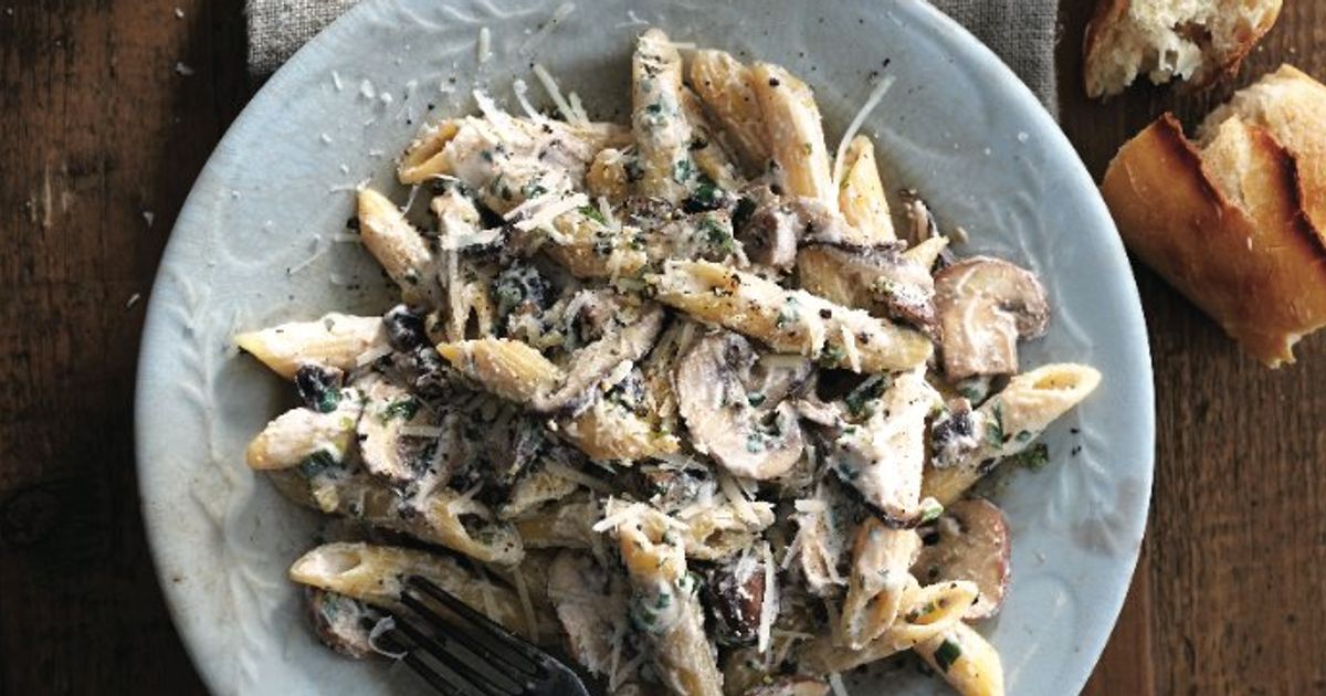 Lidia Bastianich's Pasta with Ricotta and Mushrooms Recipe Chatelaine