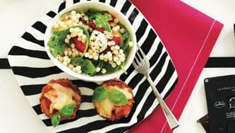 Eggplant parmesan bites