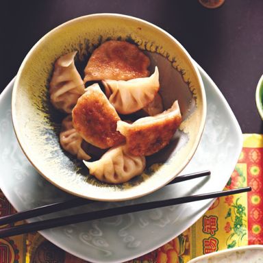 A dumpling dinner party menu