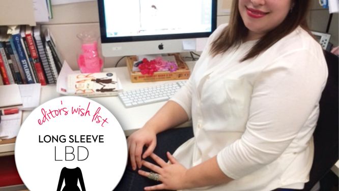 The long-sleeved black dress editor Lora Grady wants now!