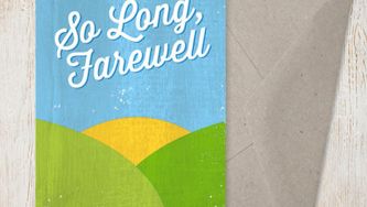 Five sweet note cards and a fond farewell