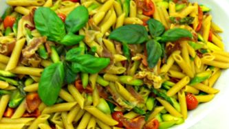 Making pasta in Parma, Italy