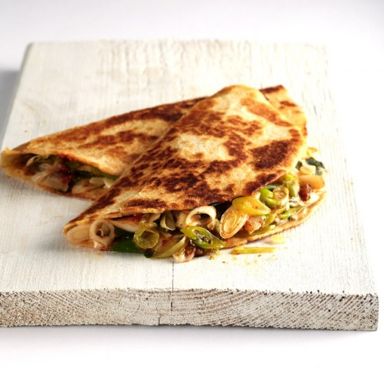 Kimchi quesadillas