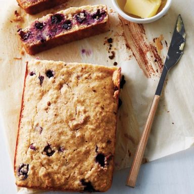 Lemon and blueberry ancient grains pound cake