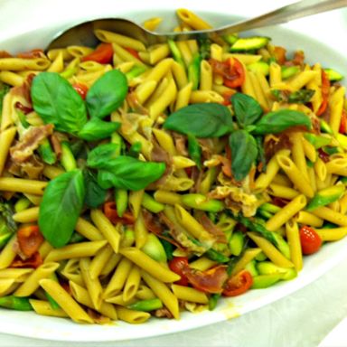 Making pasta in Parma, Italy