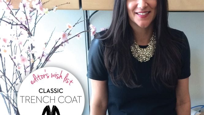 The classic trench coat editor Laurie Jennings must have