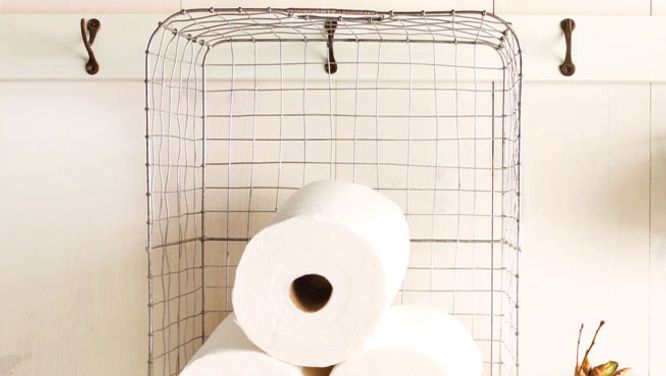 Four clever bathroom storage ideas