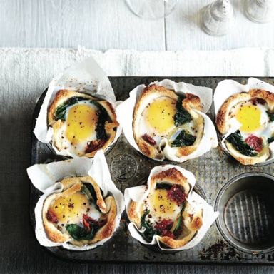Your next challenge is egg and toast brunch tartlets