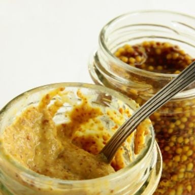 Homemade maple mustard