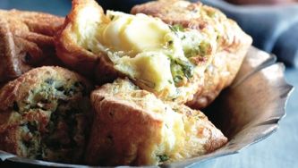 Irresistible spring herb popovers