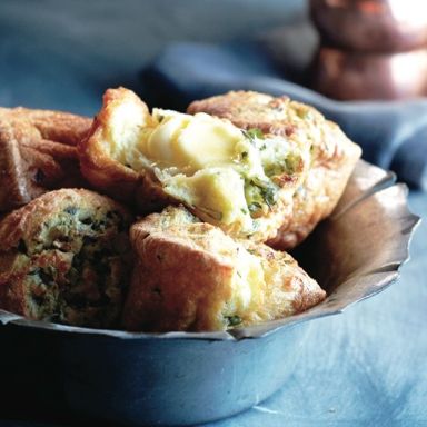 Irresistible spring herb popovers