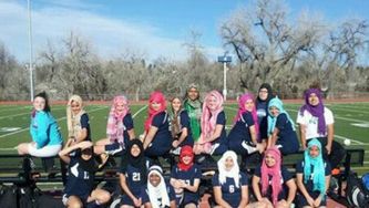 Wearing hijabs: How a girls' soccer team changed the rules