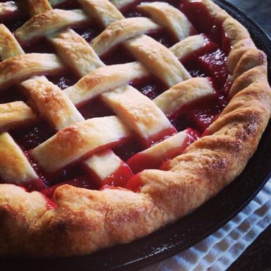 And the winner of our rhubarb pie challenge is...
