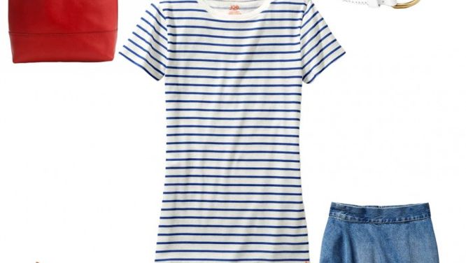 5 fresh ways to wear this $7 striped tee
