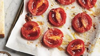 Slow-roasted tomatoes