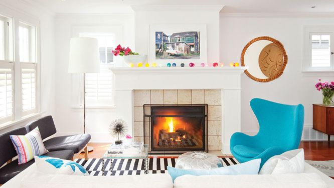 Peek inside an eclectic and contemporary 1,900-sq.-ft. house