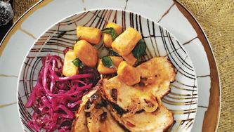 Pumpkin gnocchi with sage