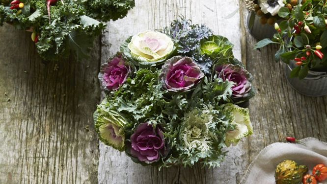 4 ways to create a centrepiece with seasonal vegetables