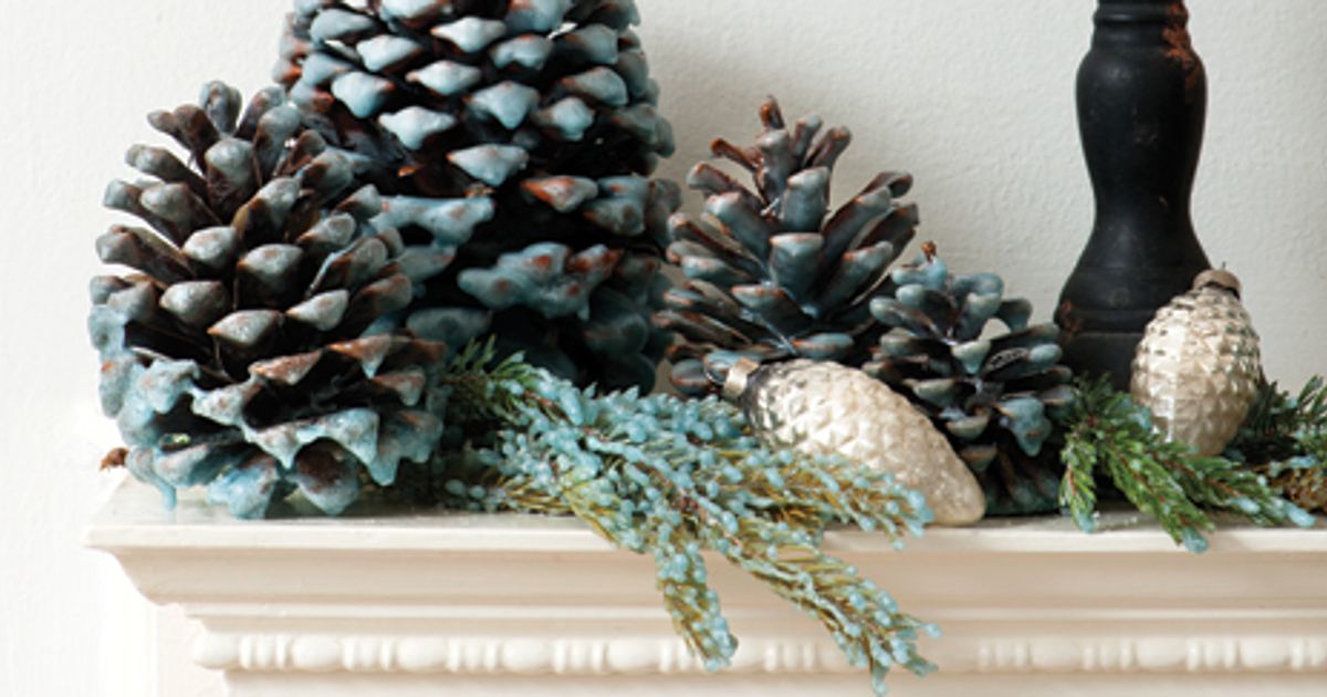 Waxdipped pine cones make pretty and practical ornaments Chatelaine