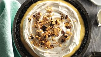 This over-the-top banana-caramel cream pie is nothing short of spectacular