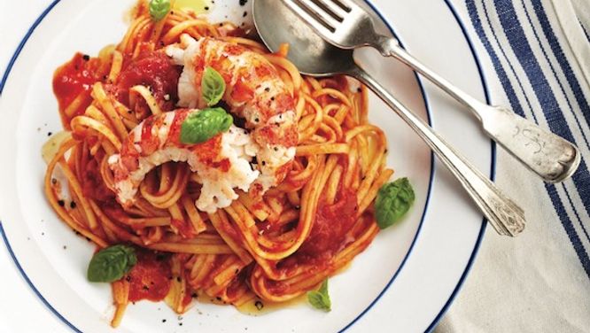 This month’s perfect pairing lobster & chianti