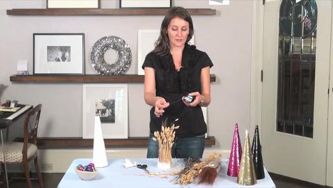 Christmas craft: Mini tree centrepiece