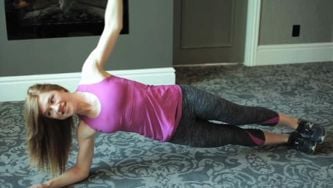 Olympic athlete Clara Hughes' top three core-strength workout moves