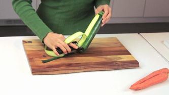 How to make vegetable ribbons