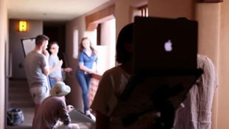 Behind the scenes of our July 2013 fashion story