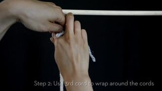 Macrame: How to make a tassle fringe