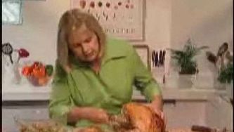 A lesson in carving a turkey