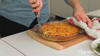 Ham and cheese frittata