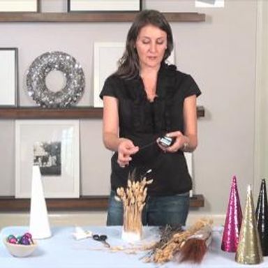 Christmas craft: Mini tree centrepiece