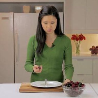 Easiest way to pit cherries
