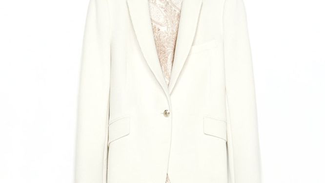 How to wear a crisp white blazer for day or night