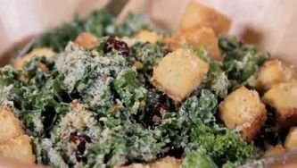 Mastering the basics: kale caesar salad
