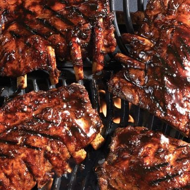 Chili-Espresso Grilled Ribs
