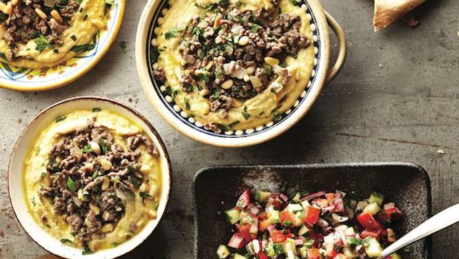 A Middle-Eastern inspired dinner menu
