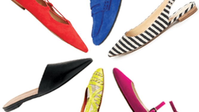 25 super chic flats to slip on now