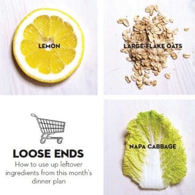 How to use up July's leftover ingredients